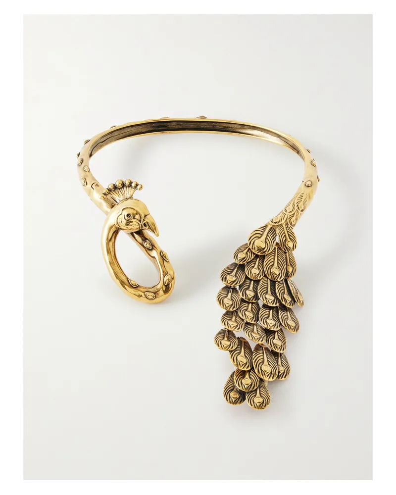 Chloé Peacock Halsreif Aus Goldfarbenem Metall Gold