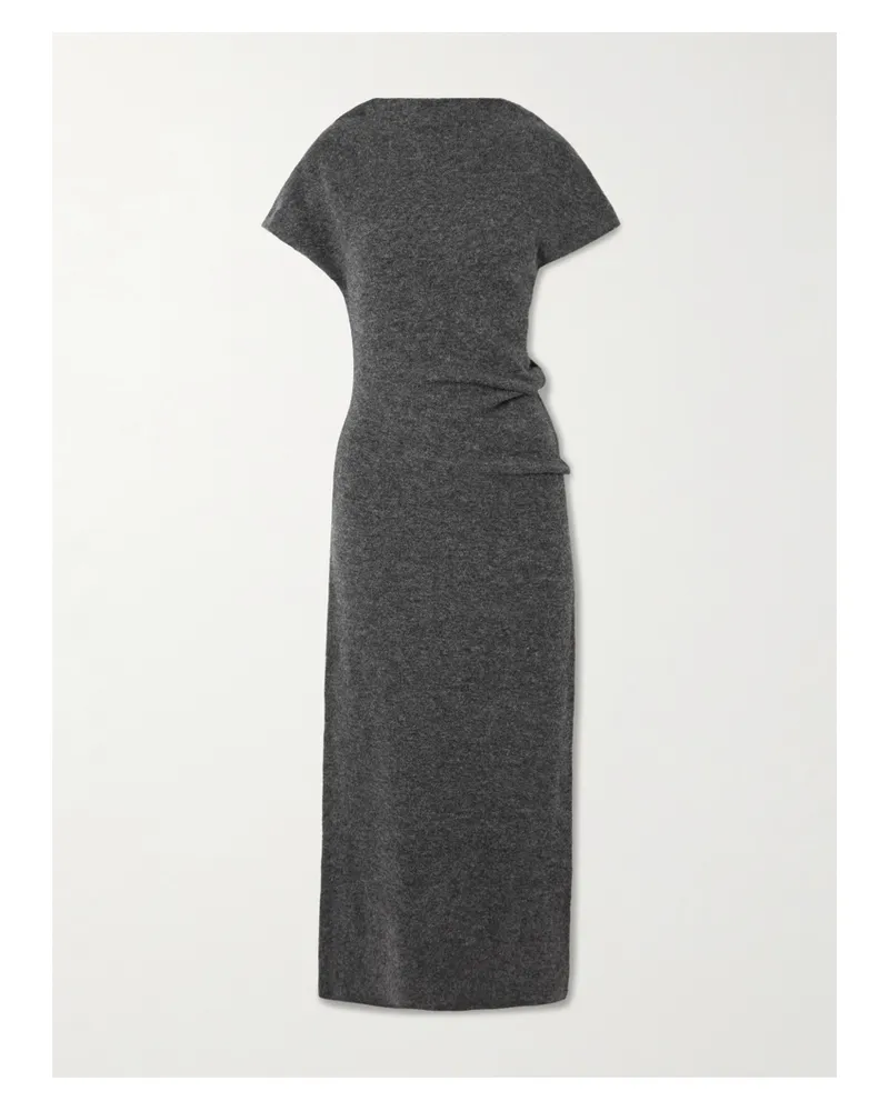 Proenza Schouler Abie Boiled Knitted Maxi Dress - Gray Gray