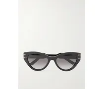 Diorsignature B7i Sonnenbrille Mit Cat-eye-rahmen Aus Azetat - Schwarz