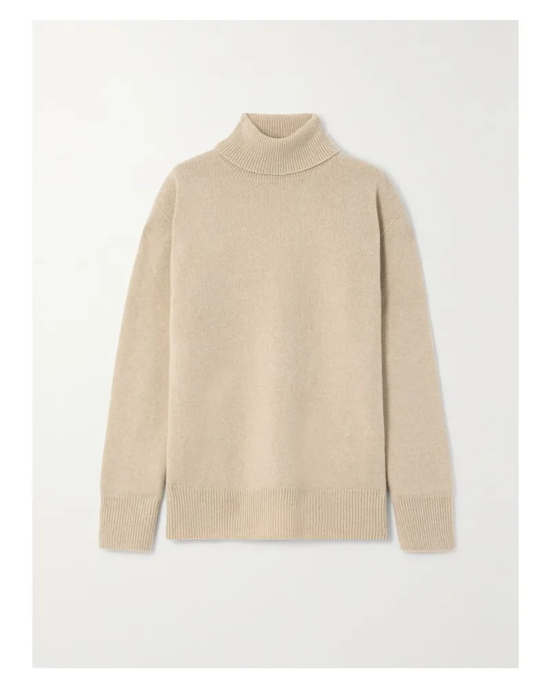 The Row Stepny Oversized-rollkragenpullover Aus Einer Woll-kaschmirmischung - Neutral Neutral