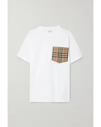 Burberry T-shirt aus Baumwoll-jersey Weiß