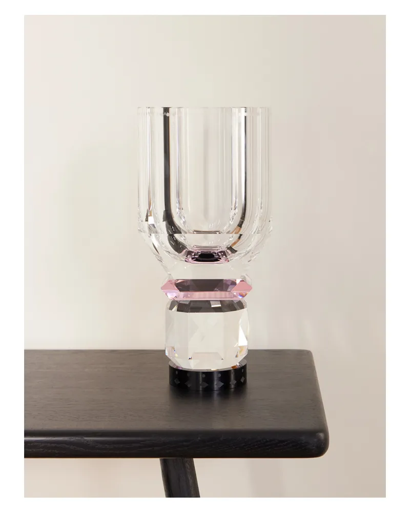 Reflections Copenhagen Utah Crystal Vase - Neutrals Neutrals