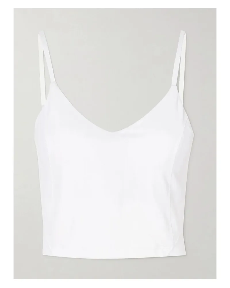 LULULEMON Align™ C/d Cami Verkürztes Tanktop Aus Nulu™-material - Weiß Weiß