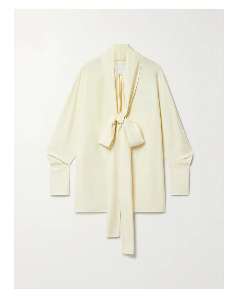 Givenchy Schluppenbluse Aus Seide - Gelb Gelb