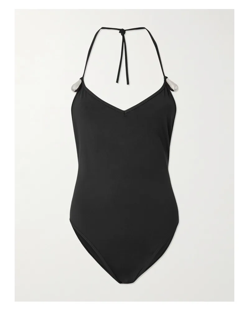Bottega Veneta Embellished Swimsuit - Black Black