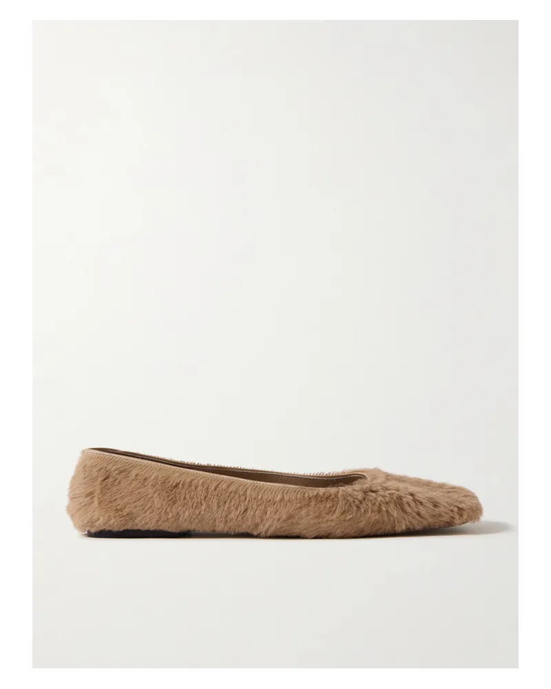 The Row Ballerinas Aus Kalbshaar - Neutral Neutral