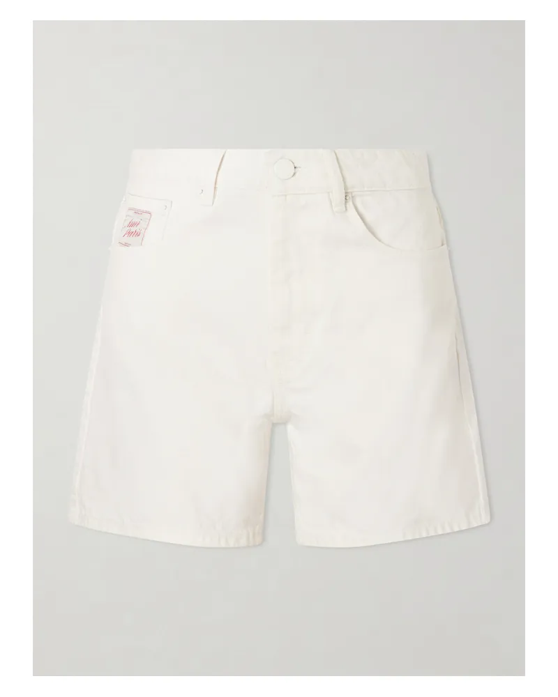 AMI Paris Denim Shorts - Neutrals Neutrals