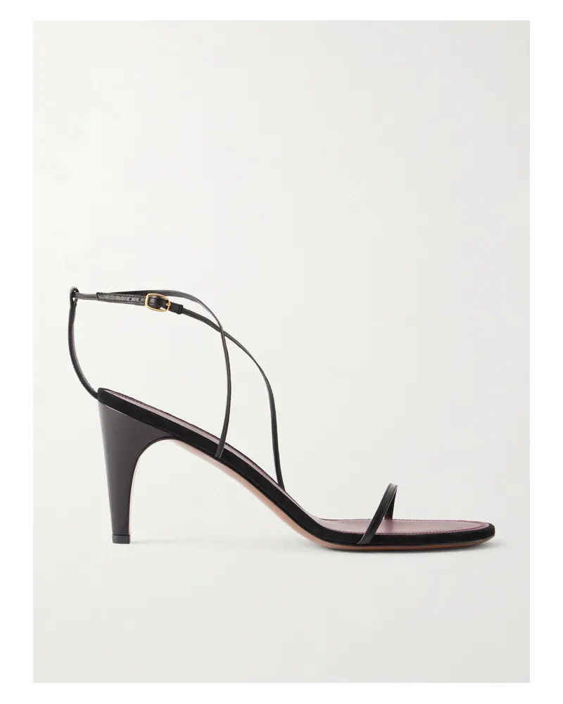 NEOUS Chamu Leather Sandals - Black Black