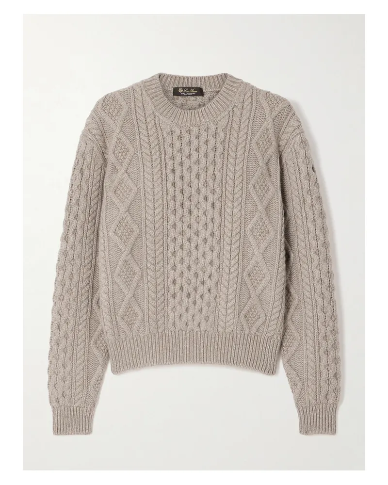 Loro Piana Eyre Cashmere-blend Sweater - Brown Brown