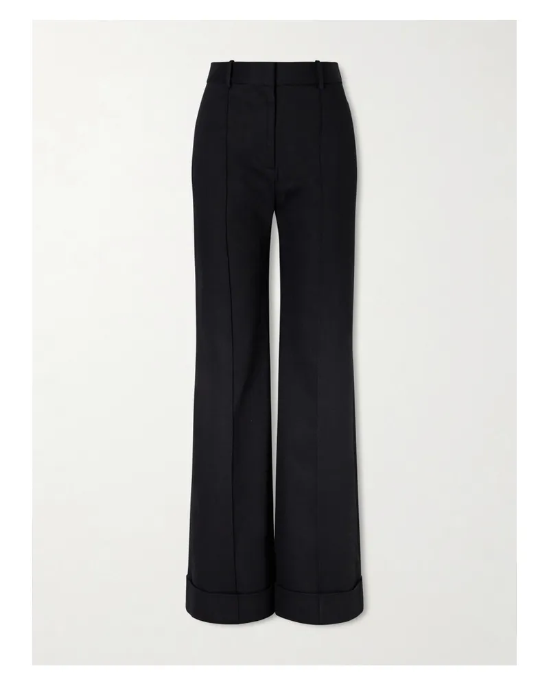 Adam Lippes Deeda High-rise Flared Jeans - Black Black