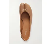 Tabi Ballerinas Mit Geteilter Kappe Aus Leder - Neutral