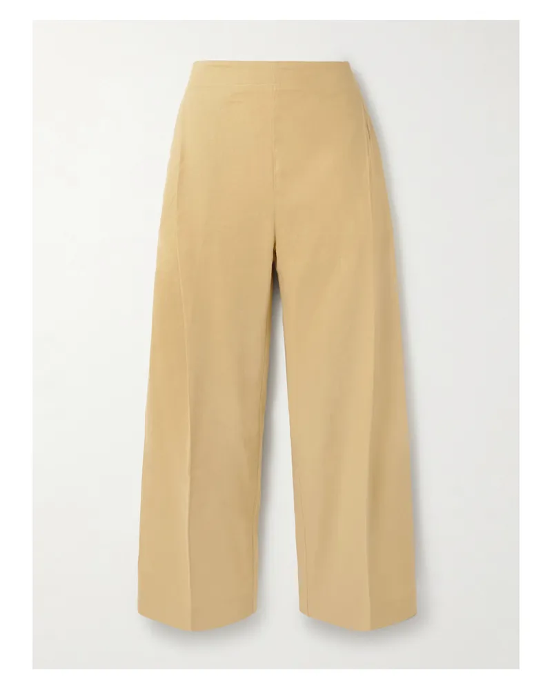 TOVE Ornella Hose Mit Weitem Bein Aus Einer Leinenmischung - Neutral Neutral