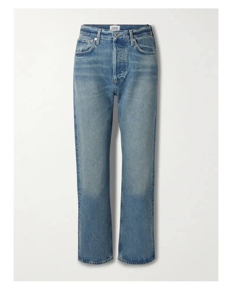 Citizens of humanity Blaine Hoch Sitzende Jeans Mit Geradem Bein - Blau Blau
