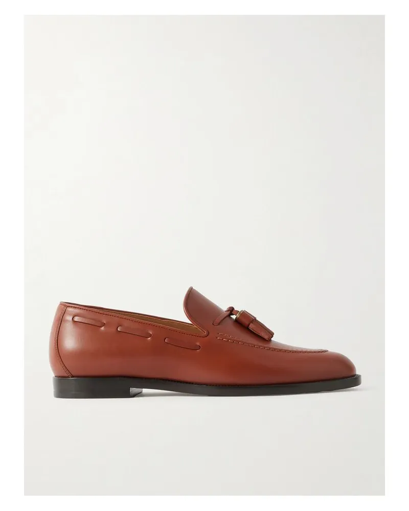 Loro Piana Francis Loafers Aus Leder Mit Troddeln - Braun Braun