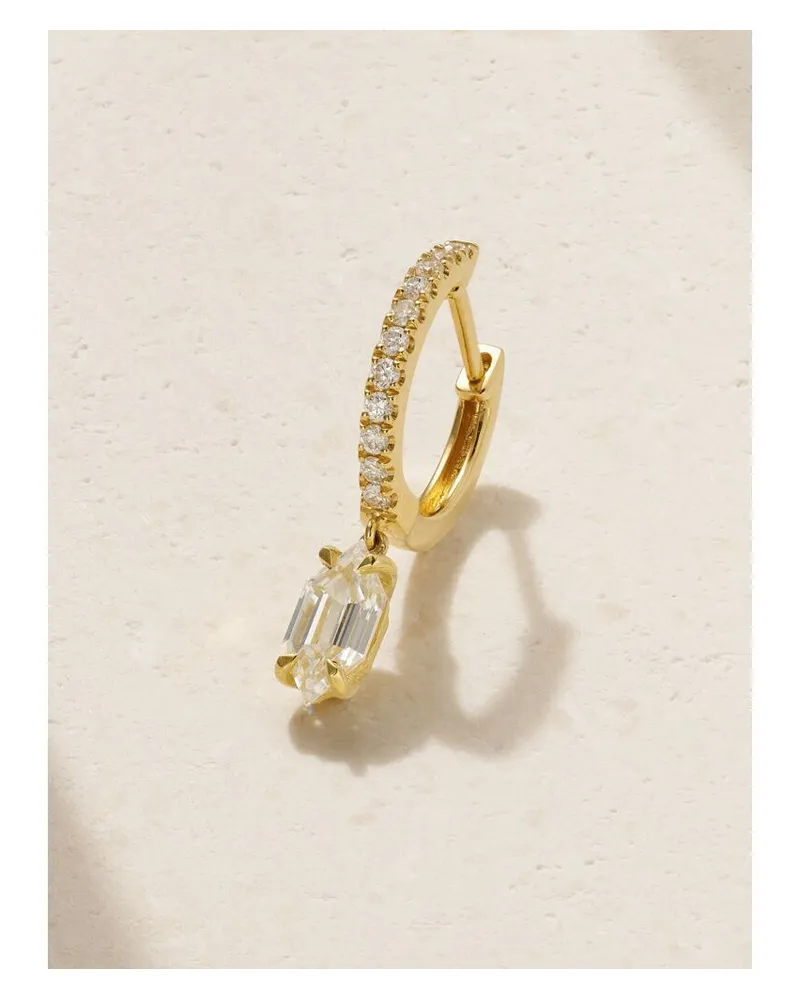 ANITA KO Huggies Einzelne Creole Aus 18 Karat Gold Mit Diamanten Gold
