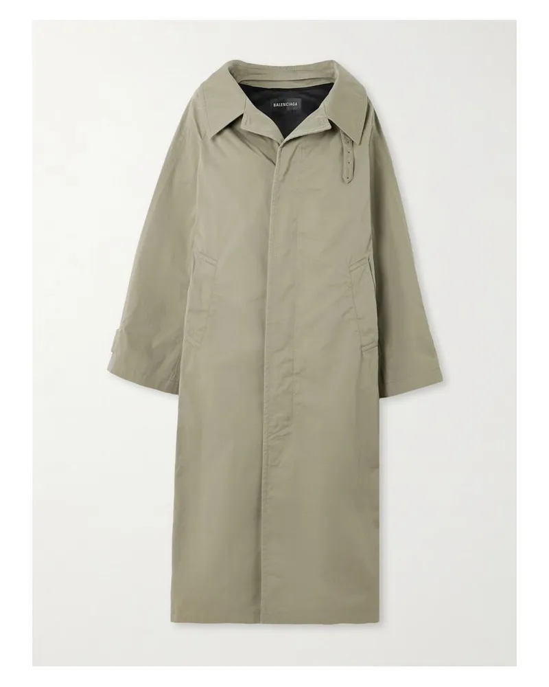 Balenciaga Mantel Aus Twill - Neutral Neutral