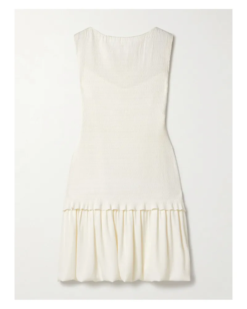 Proenza Schouler Martine Wandelbares Minikleid Aus Crêpe - Weiß Weiß