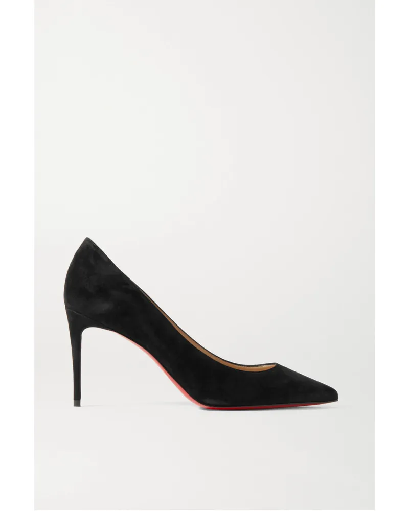 Christian Louboutin Kate 85 Pumps aus Veloursleder Schwarz