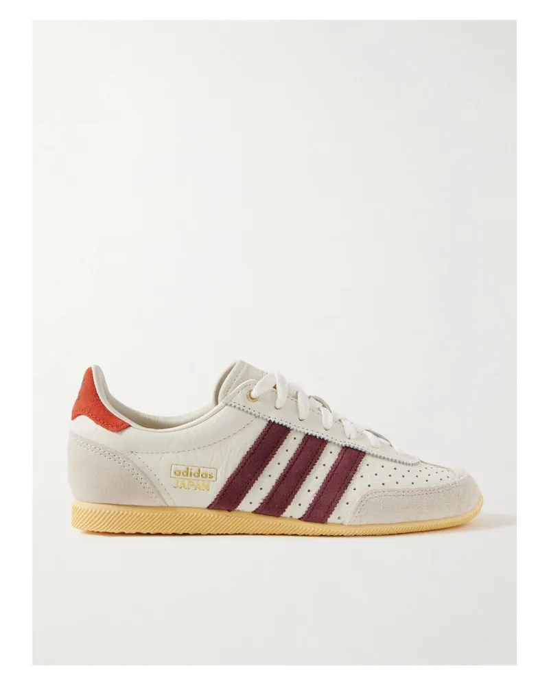 adidas Japan Sneakers Aus Leder Mit Velourslederbesätzen - Wollweiß Wollweiß