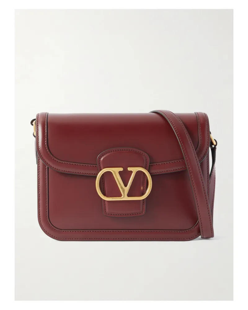 Valentino Garavani 9to5 Kleine Schultertasche Aus Leder - Rot Rot