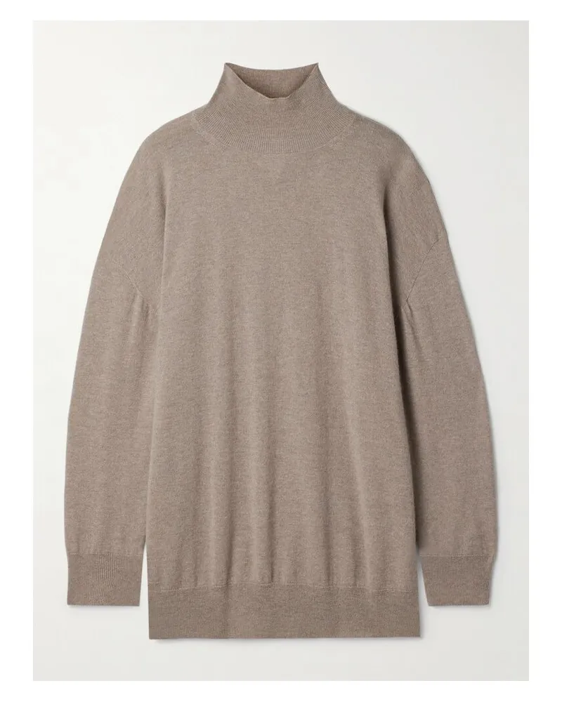 The Row Jabari Stehkragenpullover Aus Kaschmir - Neutral Neutral