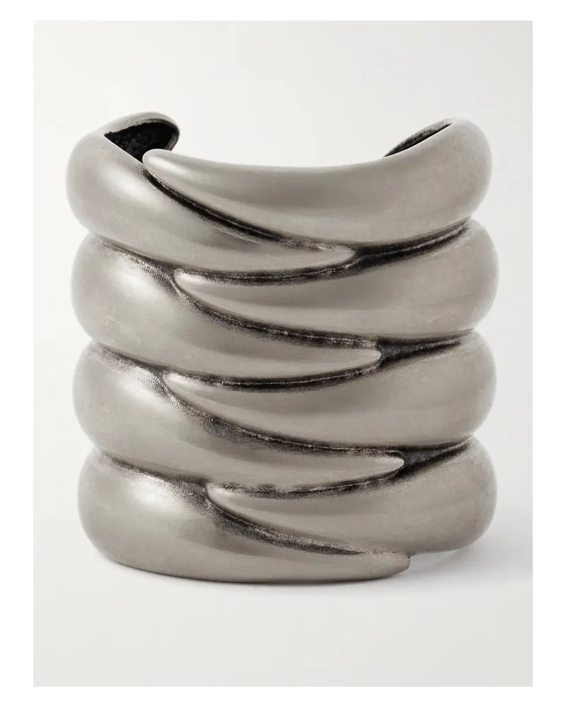 KHAITE Cyclone Silberfarbene Armspange Silber