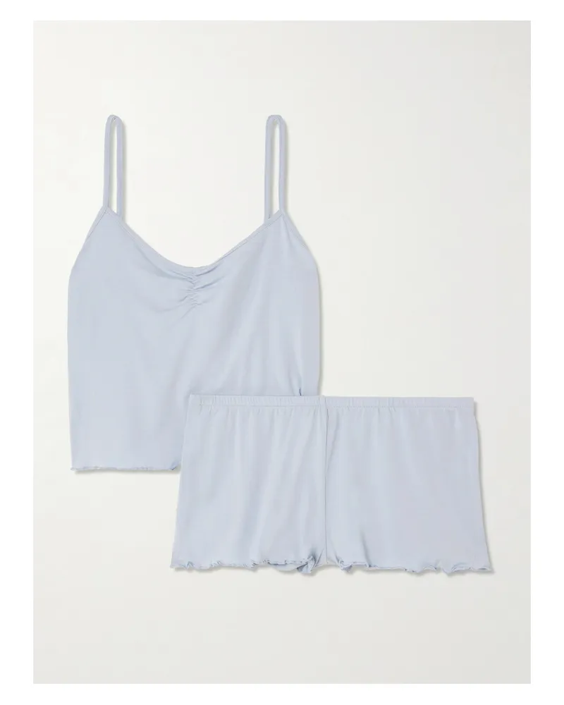 SKIMS Skims Sleep Cami Set – Zen Blue – Pyjama - Blau Blau