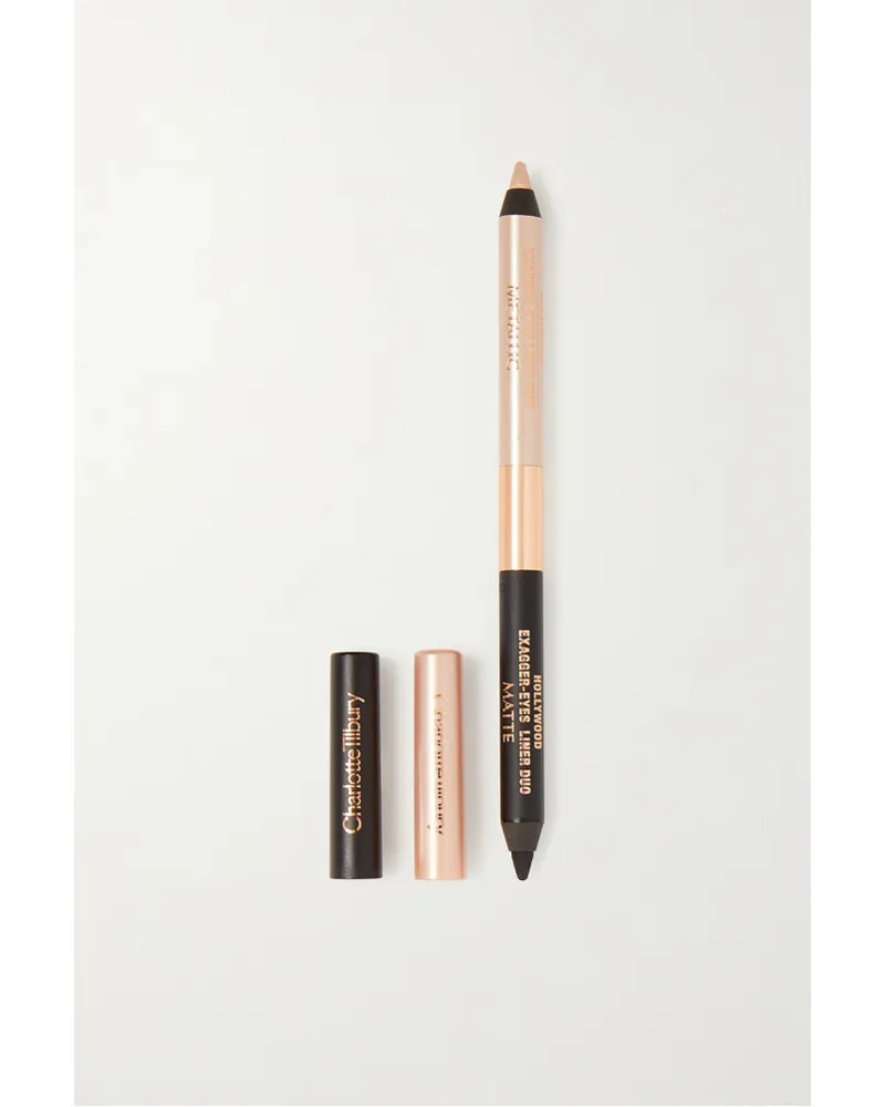 Charlotte Tilbury Hollywood Exagger-eyes Liner Duo – Doppelseitiger Kajal Schwarz