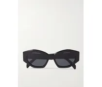 Triomphe Sonnenbrille Mit Cat-eye-rahmen Aus Azetat - Schwarz