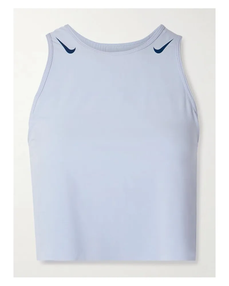 Nike Aeroswift Verkürztes Tanktop Aus Dri-fit Adv-material - Lila Lila