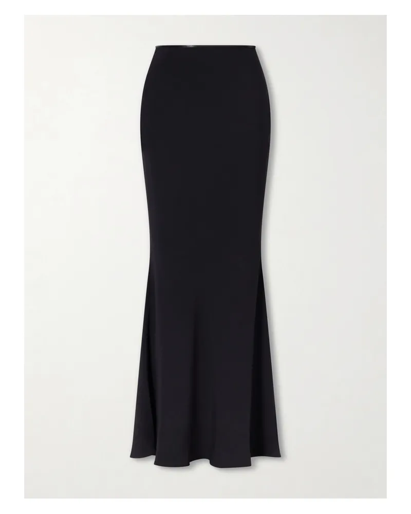 Tom Ford Enverse Satin Maxi Skirt - Black Black