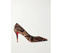 Miss Z 80 Pumps Aus Kalbshaar Mit Leopardenprint - Animal-Print