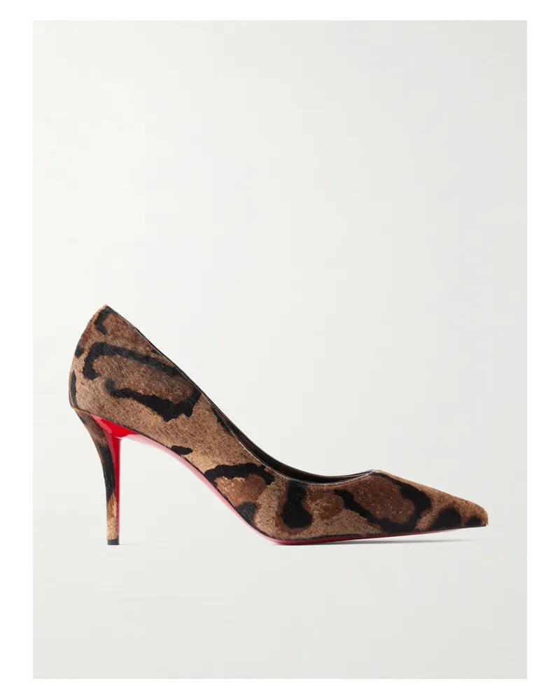Christian Louboutin Miss Z 80 Pumps Aus Kalbshaar Mit Leopardenprint - Animal-Print Animal-print