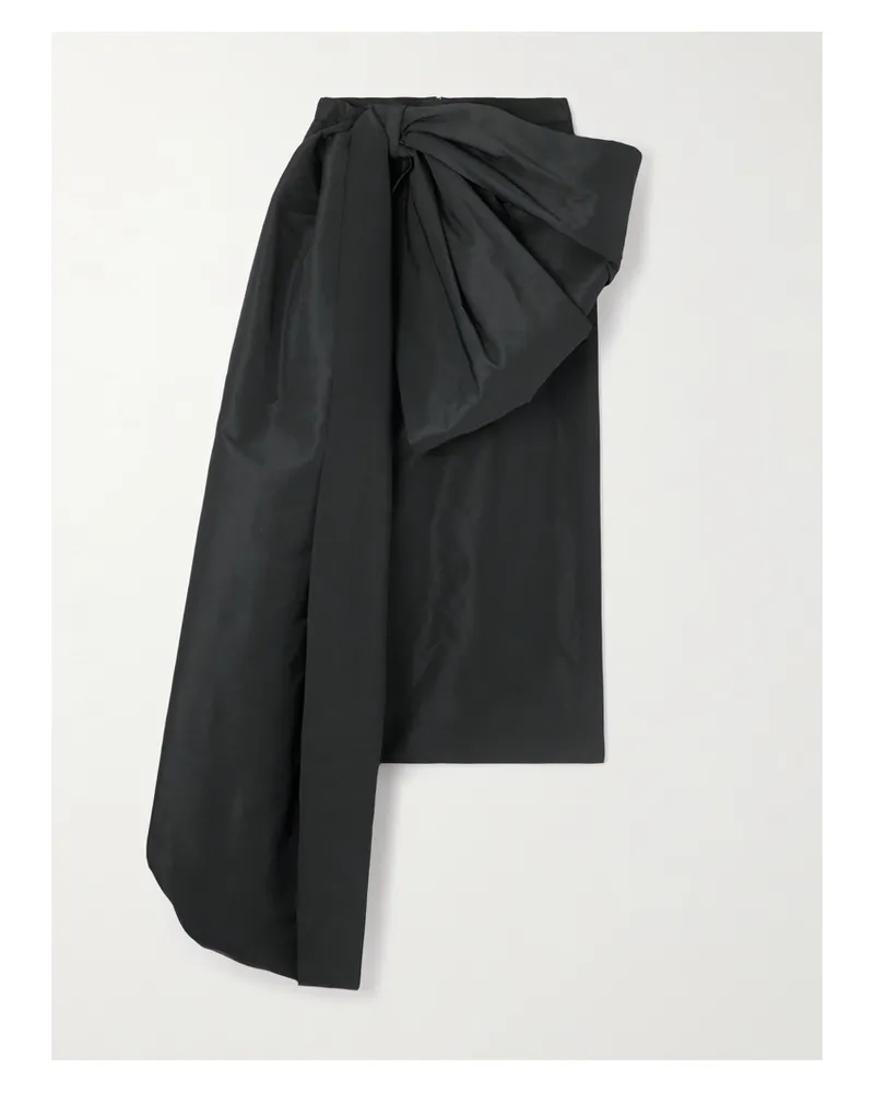 Givenchy Midirock Aus Taft Mit Schleife - Schwarz Schwarz