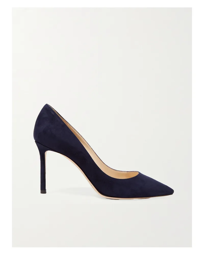 Jimmy Choo Romy 85 Pumps Aus Veloursleder - Blau Blau