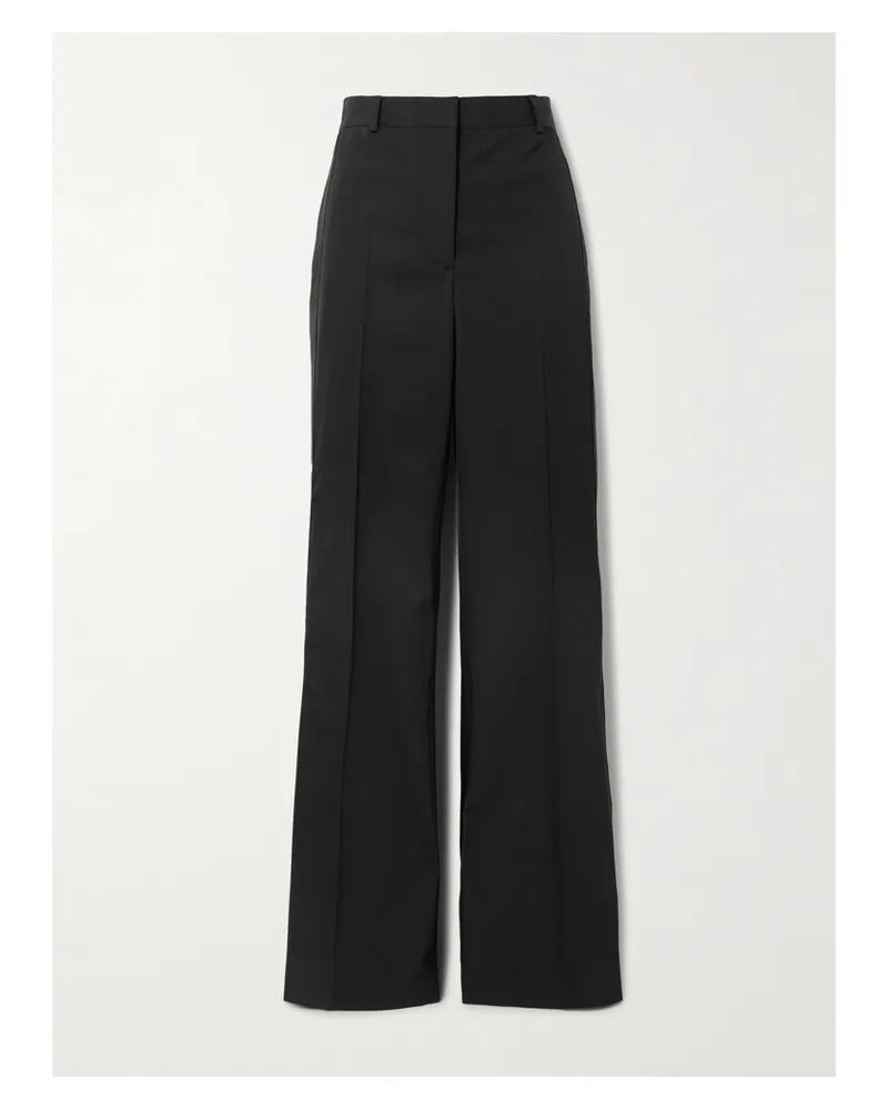 Stella McCartney Wool-twill Flared Pants - Black Black