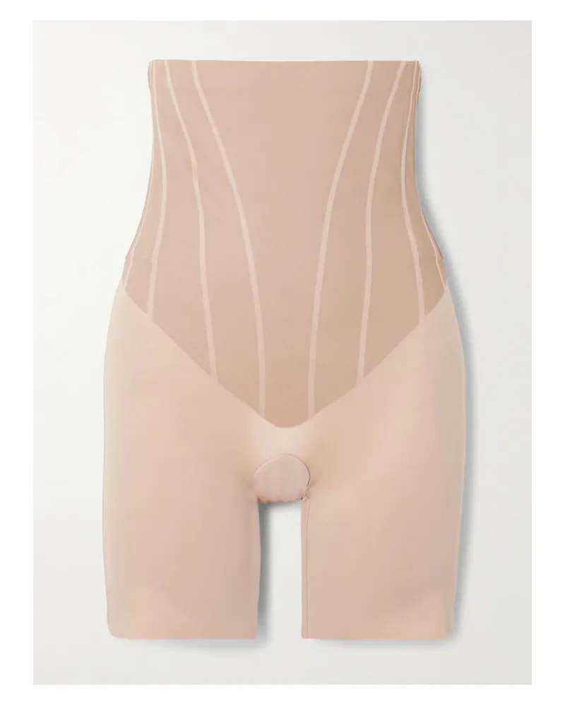 Spanx Spanxsupersculpt™ Totalcontour Hoch Sitzende, Oberschenkellange Shorts - Neutral Neutral
