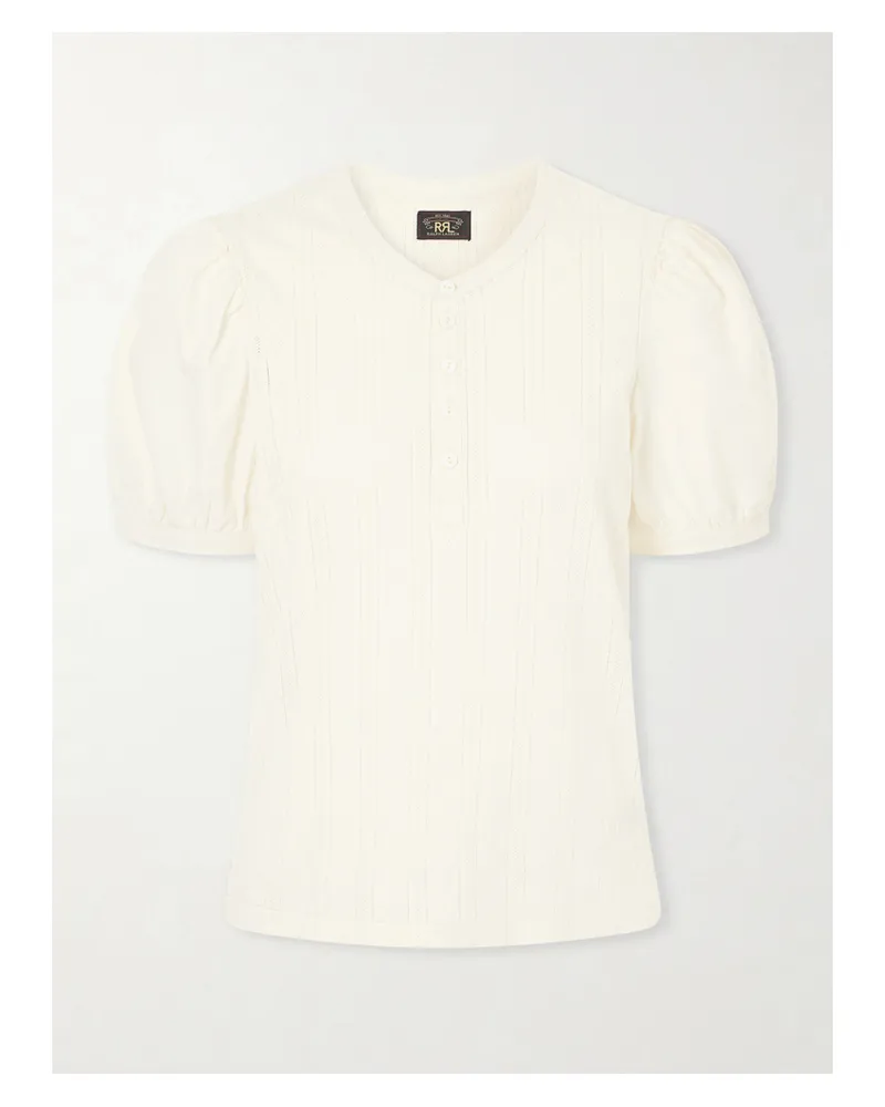 RRL Emily Henley Cotton Pullover - Cream Cream