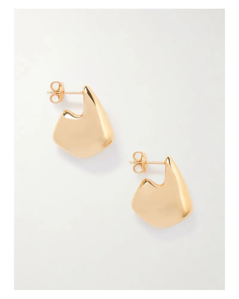 Bottega Veneta Vergoldete Ohrringe Gold