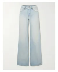 RE/DONE Hoch Sitzende Jeans mit Weitem Bein Blau