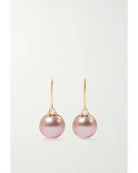 MIZUKI Ohrringe aus 14 Karat Gold Pink