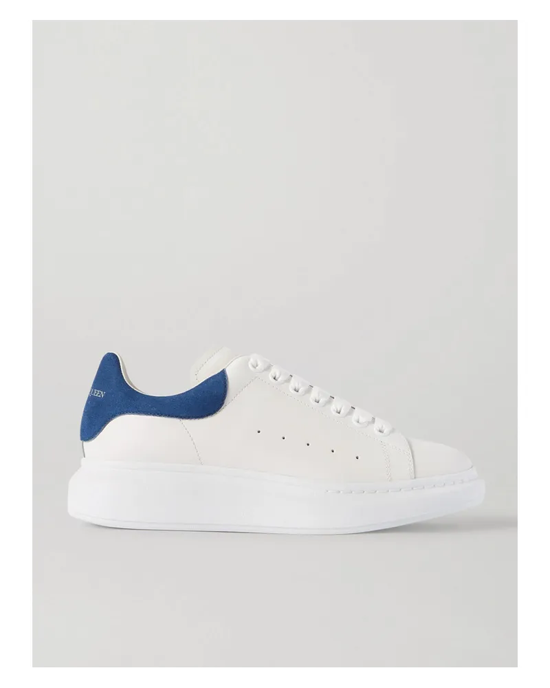Alexander McQueen Sneakers aus Leder Weiß