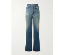 Hoch Sitzende Bootcut-jeans - Blau