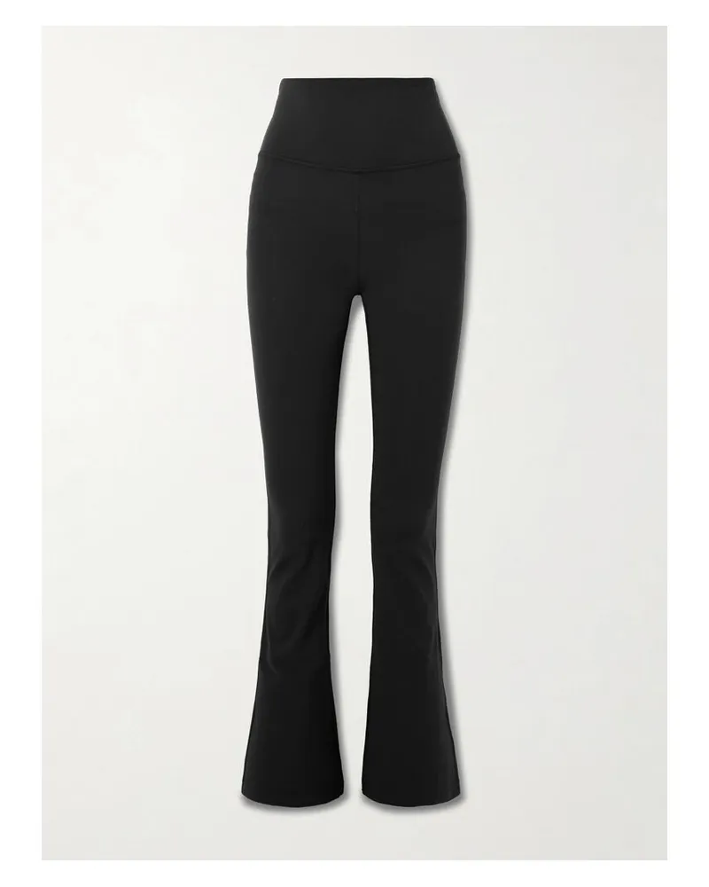 LULULEMON Groove 83 Cm Hoch Sitzende Schlaghose Aus Nulu™-material - Schwarz Schwarz