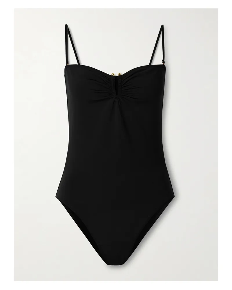 Nili Lotan Embellished Swimsuit - Black Black