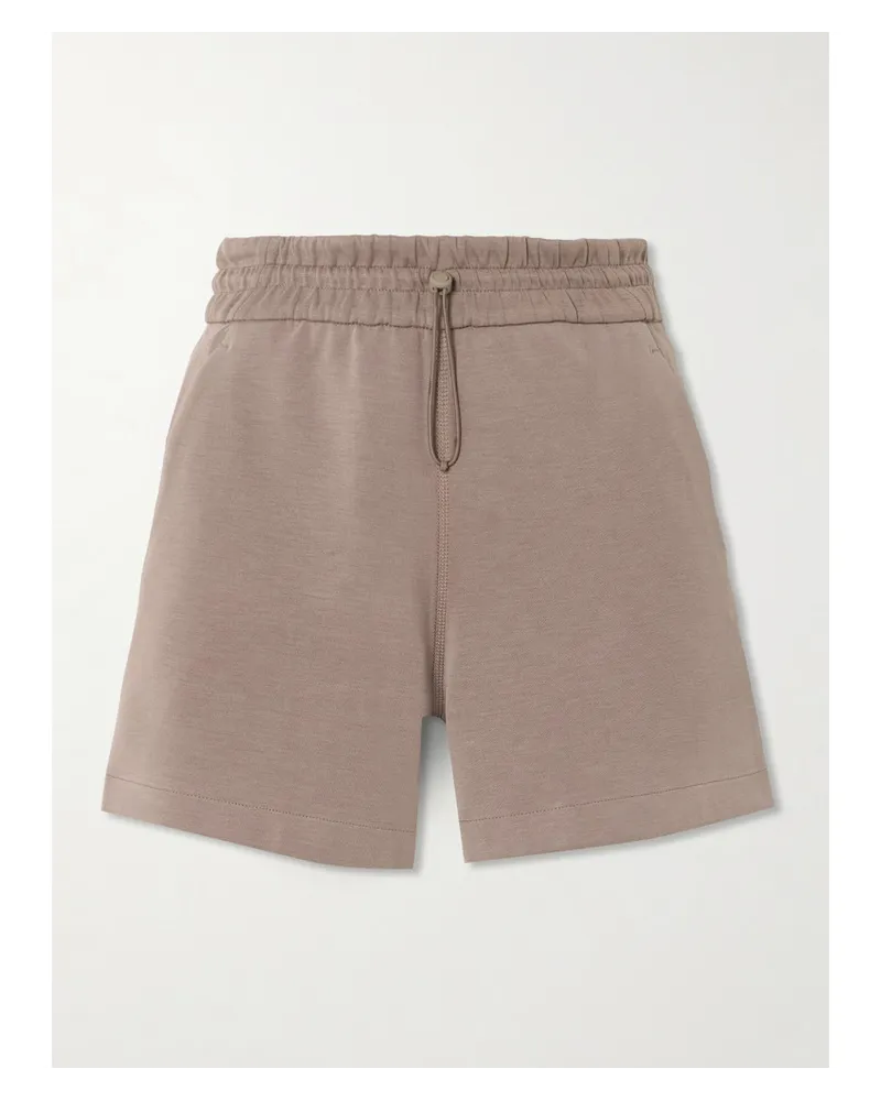 LULULEMON Hoch Sitzende 10 Cm Shorts aus Softstreme™-material Braun