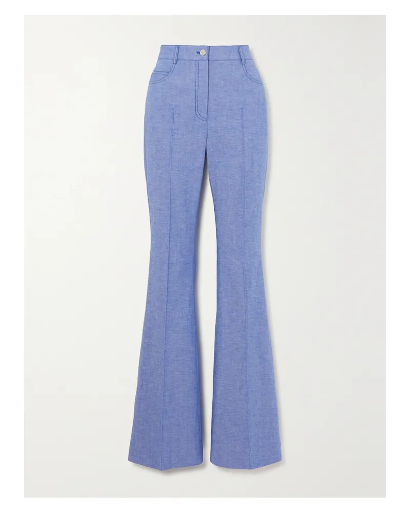 Akris Farid Schlaghose Aus Stretch-baumwolle - Blau Blau