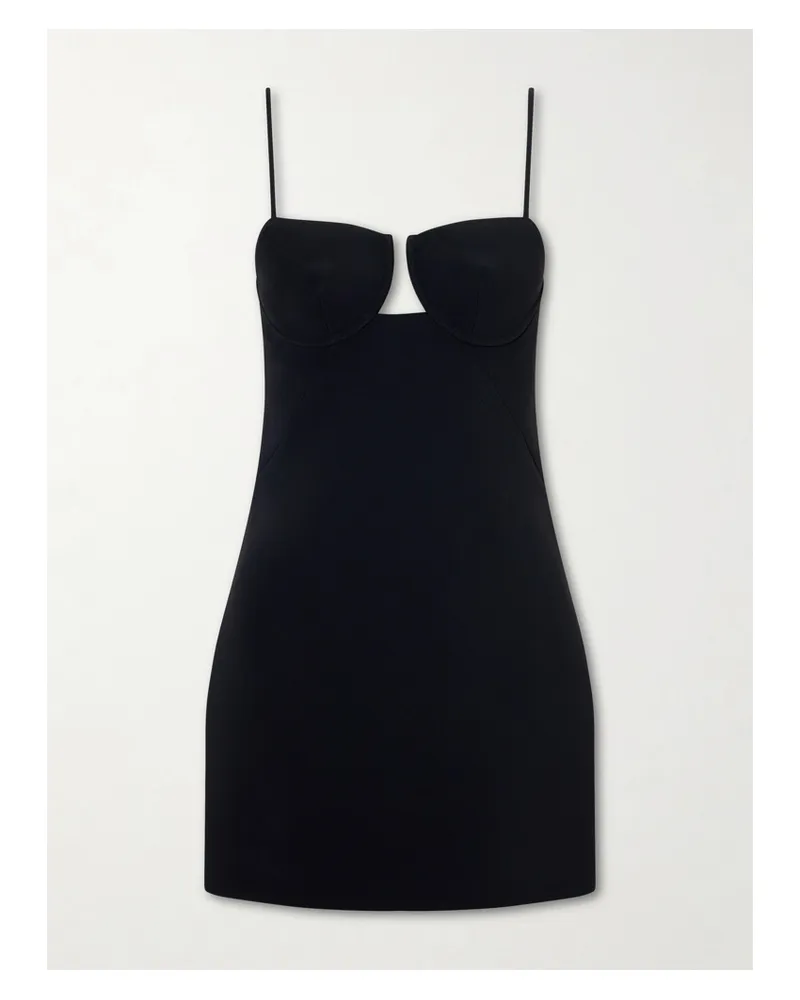 Givenchy Crepe Mini Dress - Black Black
