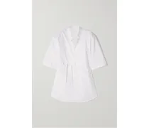 Udine Oversized-hemd aus Baumwollpopeline