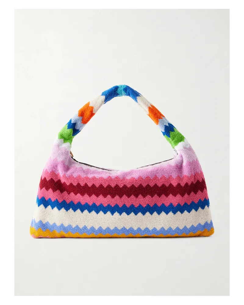 Missoni Striped Terry Shoulder Bag - Multi Multi